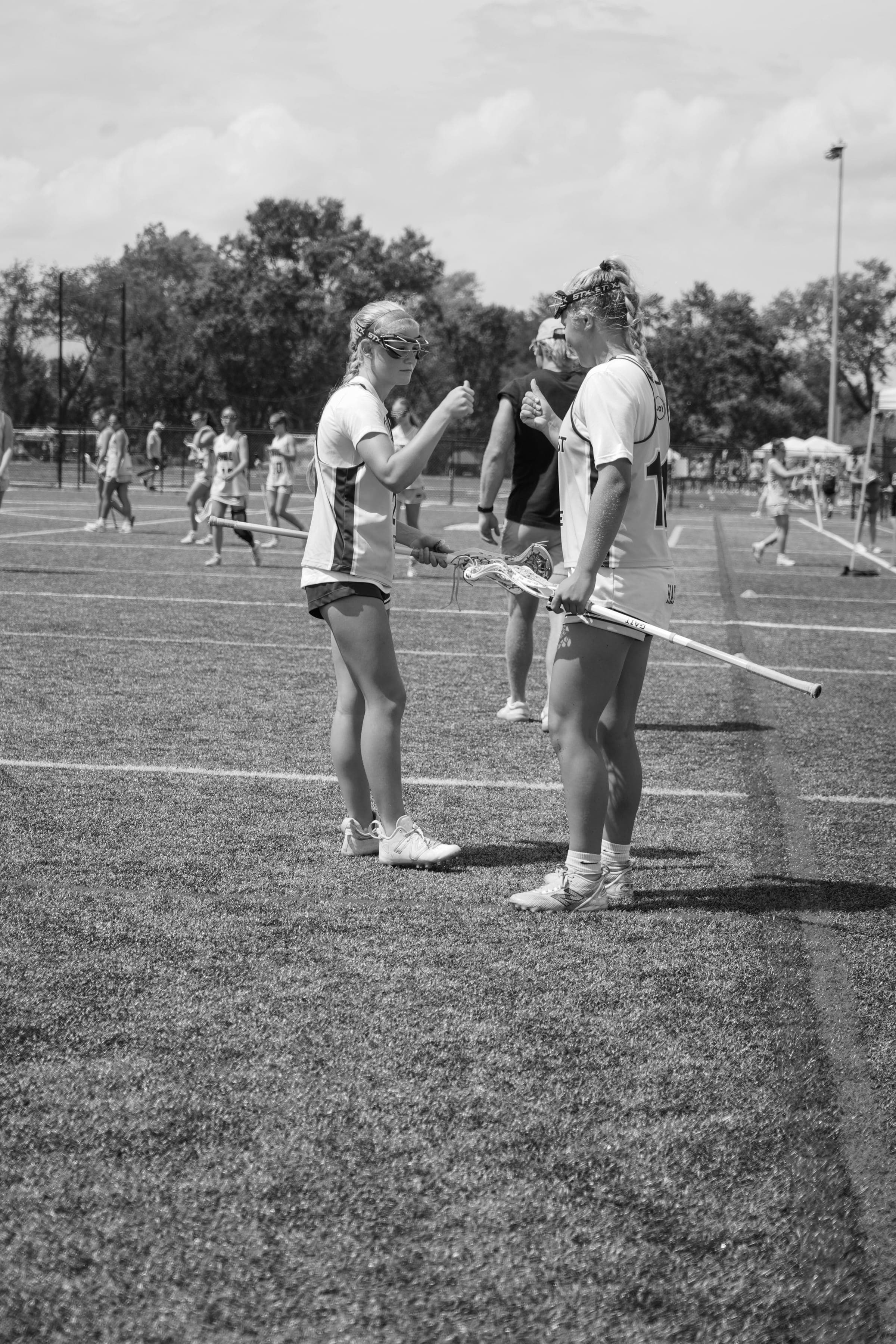 You First players competing at tryouts